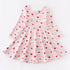 Kids Heart/Cat/Rainbow Print Milk Silk Dress childrensterritory