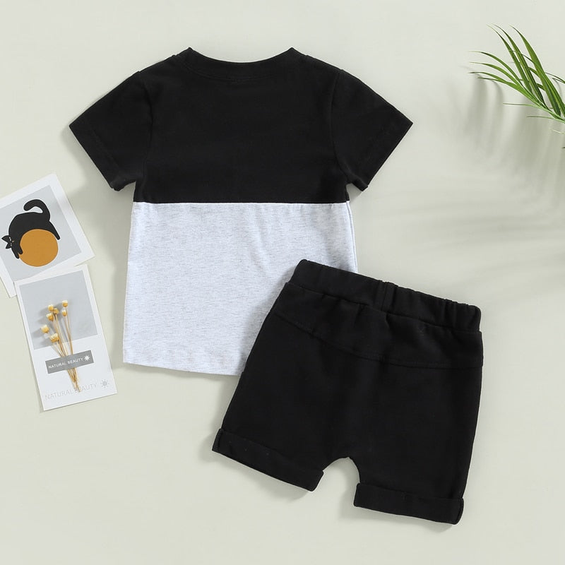 Baby Boys 2Pcs Tops &amp; Shorts Summer Outfit Sets childrensterritory