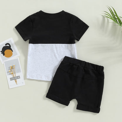 Baby Boys 2Pcs Tops &amp; Shorts Summer Outfit Sets childrensterritory