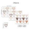 Heart Shape Bohemian Wall Decals for Kids Room Decor childrensterritory