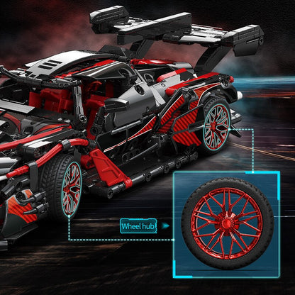 MOC Racing Car Assembly Building Blocks Toys for Boys childrensterritory