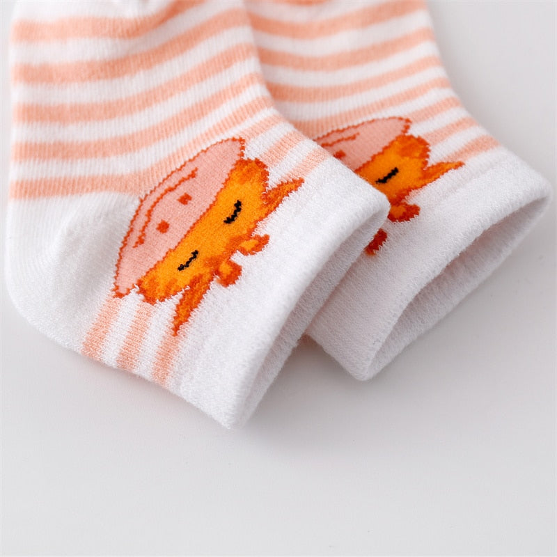 7Pairs/set Casual Cartoon Cotton Socks for Babies childrensterritory