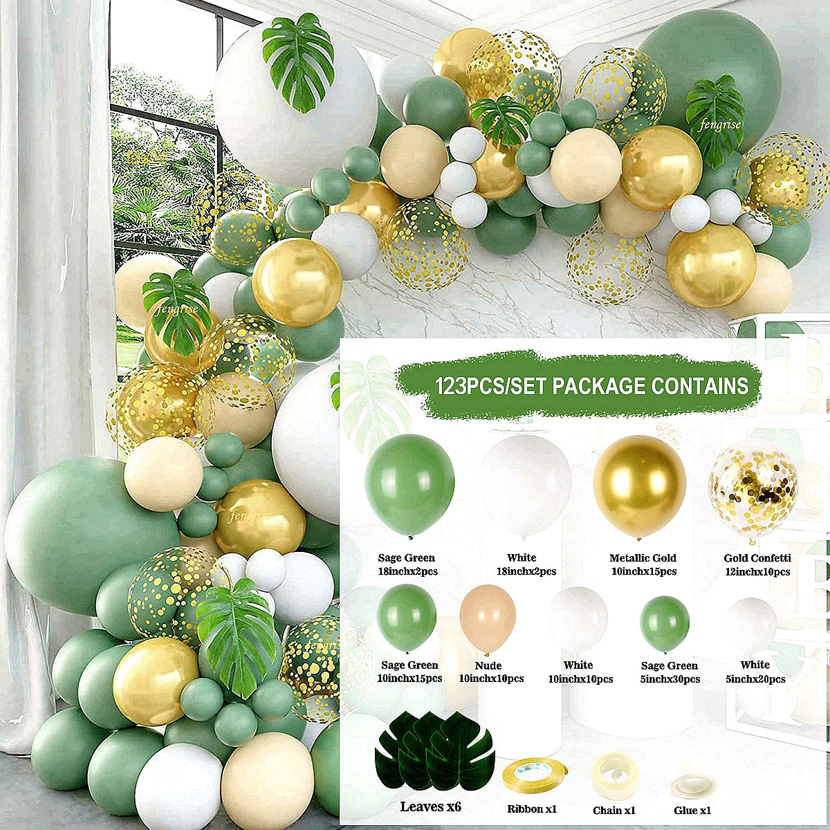 Balloon Garland Arch Kit For Baby Shower/Party Decor childrensterritory