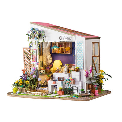 Kids DIY Miniature Dollhouse Wooden Kits Toys childrensterritory