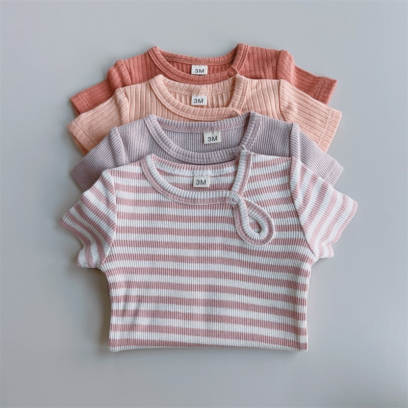 Short Sleeve Newborn Cotton Onesies/Bodysuit childrensterritory
