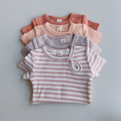 Short Sleeve Newborn Cotton Onesies/Bodysuit childrensterritory