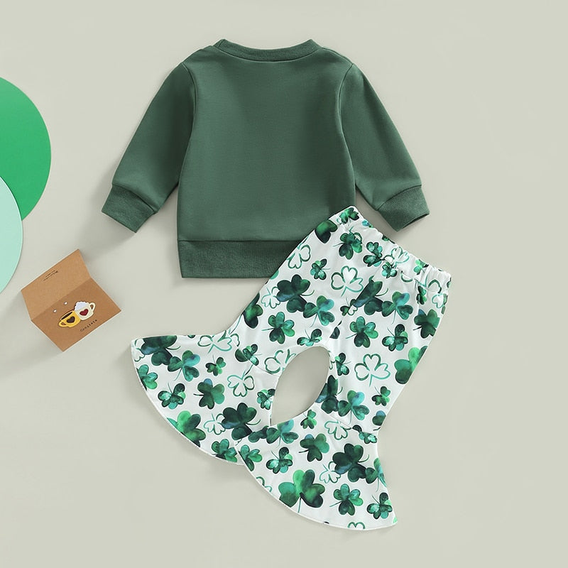 Baby Girl St. Patrick's Day 2Pcs Spring Outfit Set