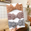 3Pcs/Lot Bow Knot Elastic Hair Bands for Baby Girls childrensterritory