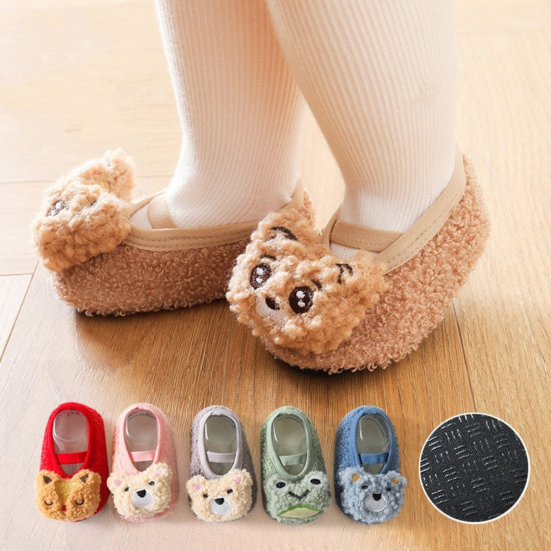 Baby Boys Girls Warm Anti-slip Floor Socks First Walker childrensterritory