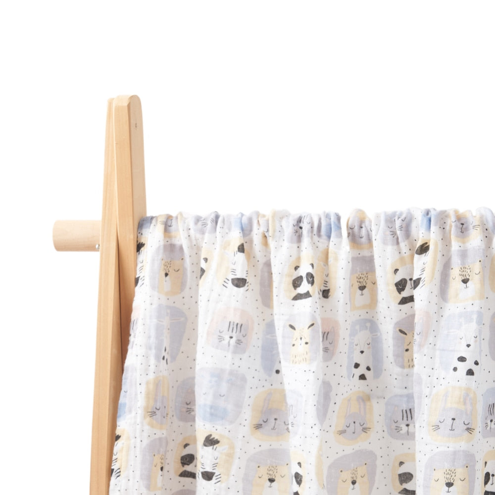 Printed Muslin Swaddle/Blanket for Baby childrensterritory