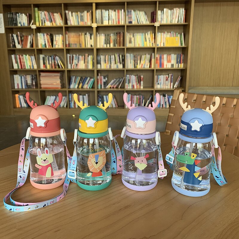 Baby/Kid Leak Proof Cartoon Sipper with Straw childrensterritory