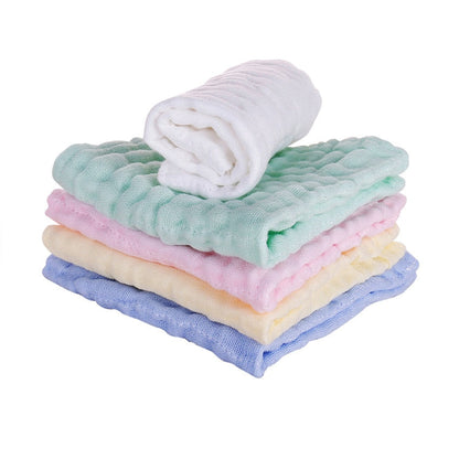 Baby Soft Cotton Bath Towel &amp; Handkerchief 5PCS/Lot childrensterritory