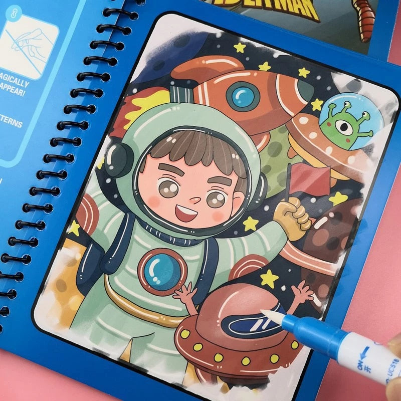 Reusable Water Drawing Book Toys for Kids childrensterritory