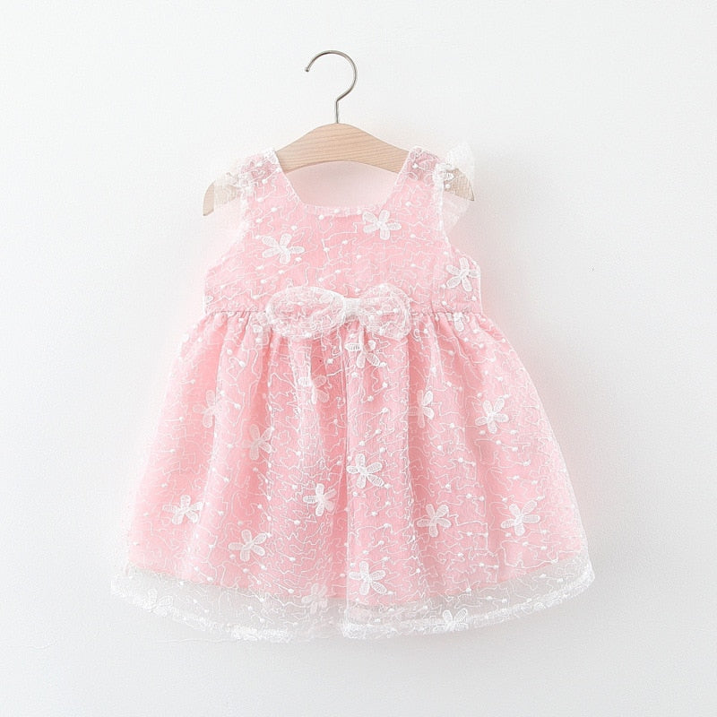 Baby Girl Sleeveless Princess Evening Party Dress childrensterritory