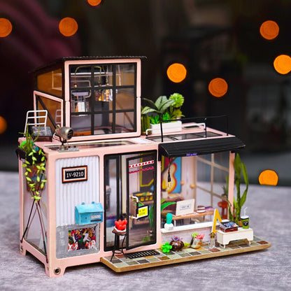 Kids DIY Miniature Dollhouse Wooden Kits Toys childrensterritory