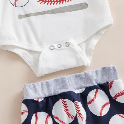 Newborn Baby 3Pcs Letter Print Summer Outfit Set childrensterritory