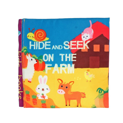 Baby Educational Hide and Seek Tail Cloth Book childrensterritory
