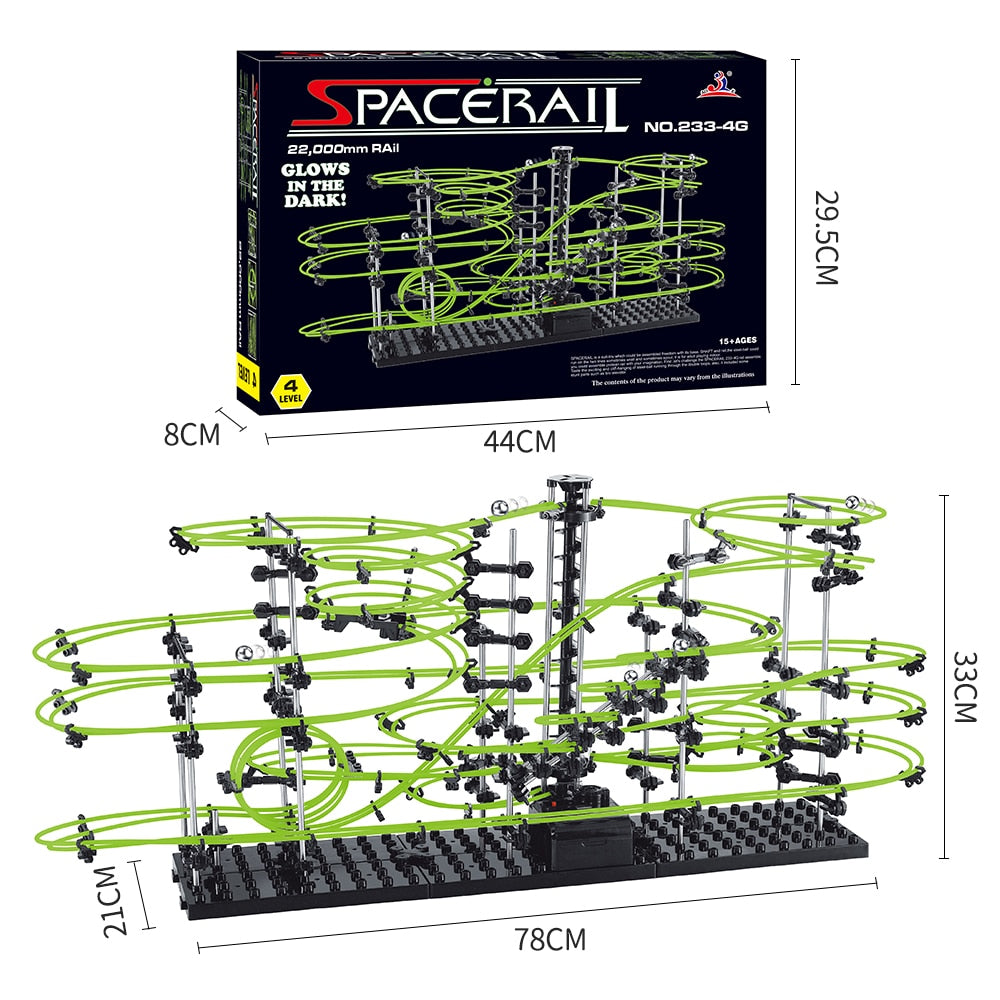 Creative Roller Coaster Model Set for Adults 488pcs childrensterritory