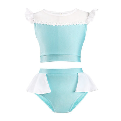 Cartoon Princess 2Pcs Swimwear for kids Girls childrensterritory