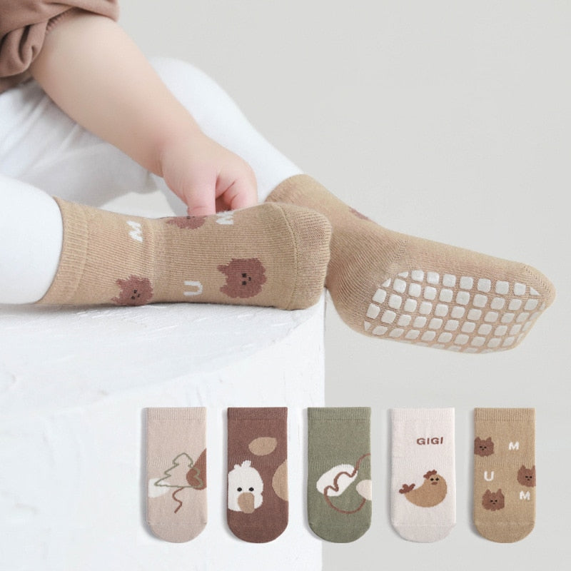 Anti-slip Winter Baby/Kids Cartoon Socks childrensterritory