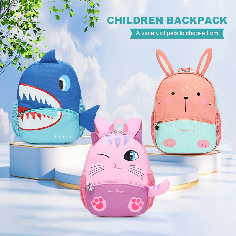 3D Cartoon Design Backpacks for 3–8 Year Old Kids childrensterritory