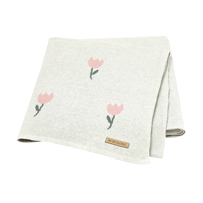 Breathable Cotton Knitted Baby Blanket childrensterritory