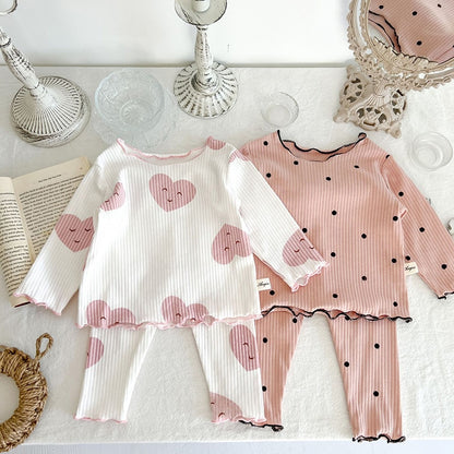 Dot Print Sleepwear Set for Baby Boys &amp; Girls childrensterritory