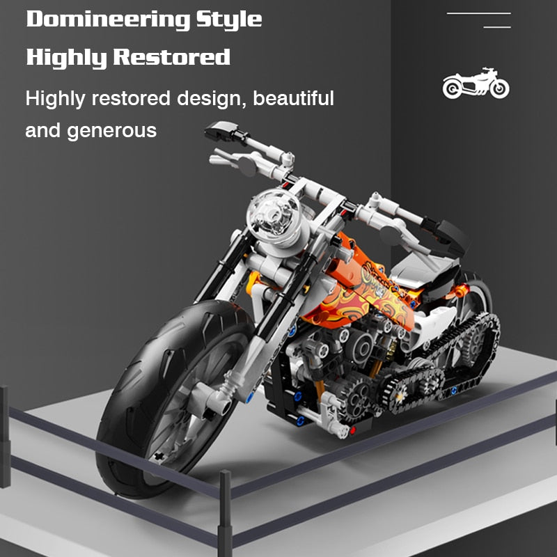 Racing Motorcycle Building Blocks Toys For Children childrensterritory