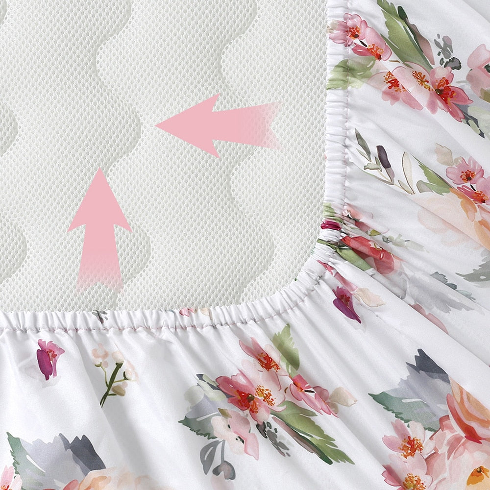 2 Pack Crib Mattresses Fitted Sheets for Baby Bed childrensterritory