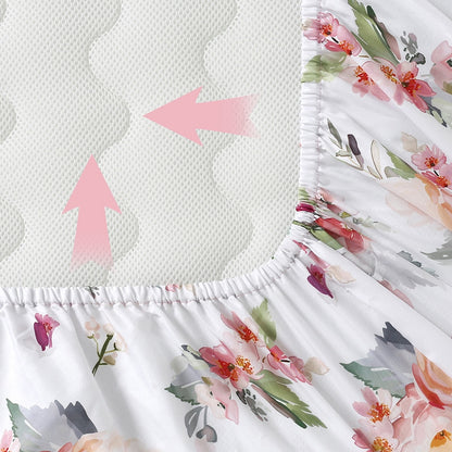 2 Pack Crib Mattresses Fitted Sheets for Baby Bed childrensterritory