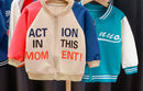 Baby/Kids Letter Cartoon Print Zipper Jacket for Boy childrensterritory