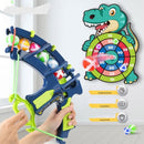Kids Animal Design Sticky Ball Bow Target Dartboard Toy Set childrensterritory
