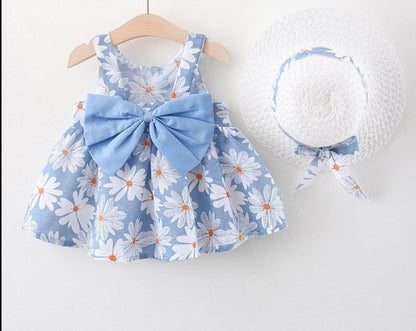 2Pcs/Set Baby Girl Beach Dress For Summer childrensterritory
