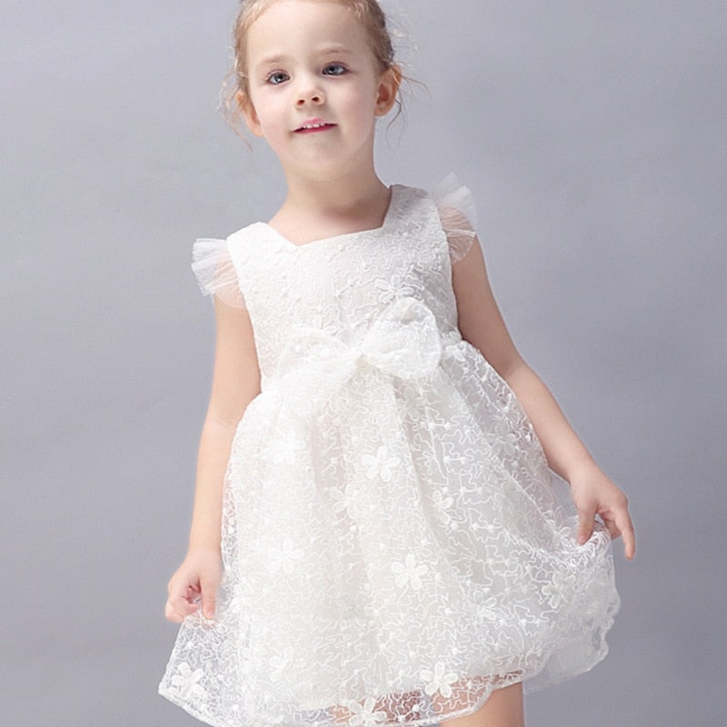 Baby Girl Sleeveless Princess Evening Party Dress childrensterritory