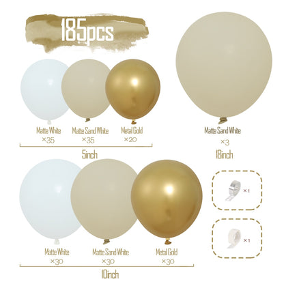 Light Brown Balloon Garland Kit for Party Decor childrensterritory