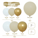 Light Brown Balloon Garland Kit for Party Decor childrensterritory