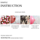 Pink Balloon Garland Arch Kit for Baptism Decoration childrensterritory