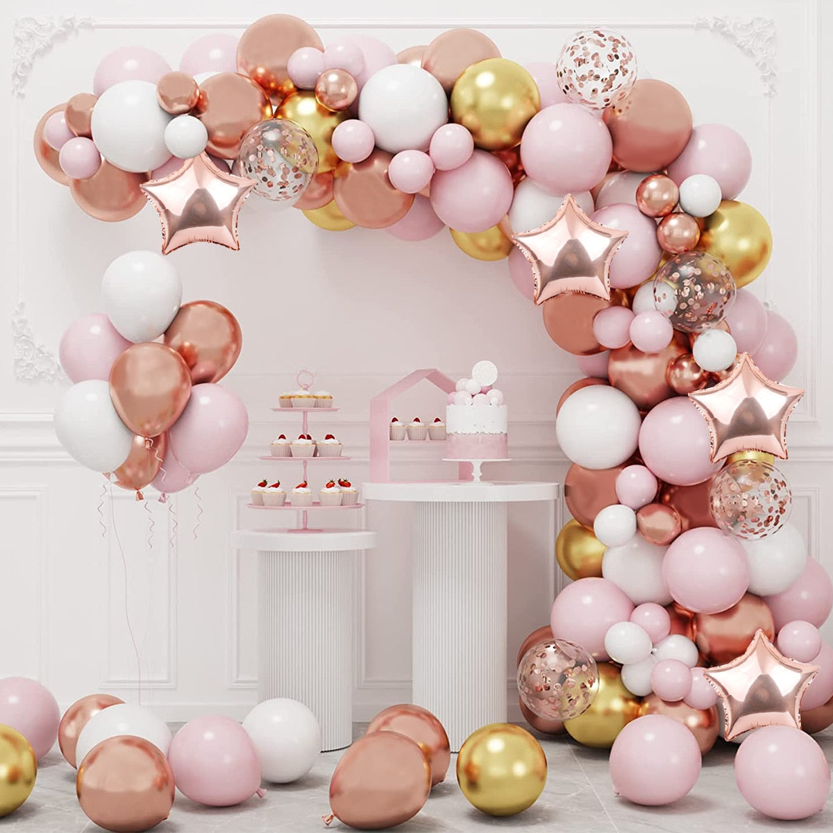 Weddings Events Decoration Macaron Balloon Garland Arch childrensterritory