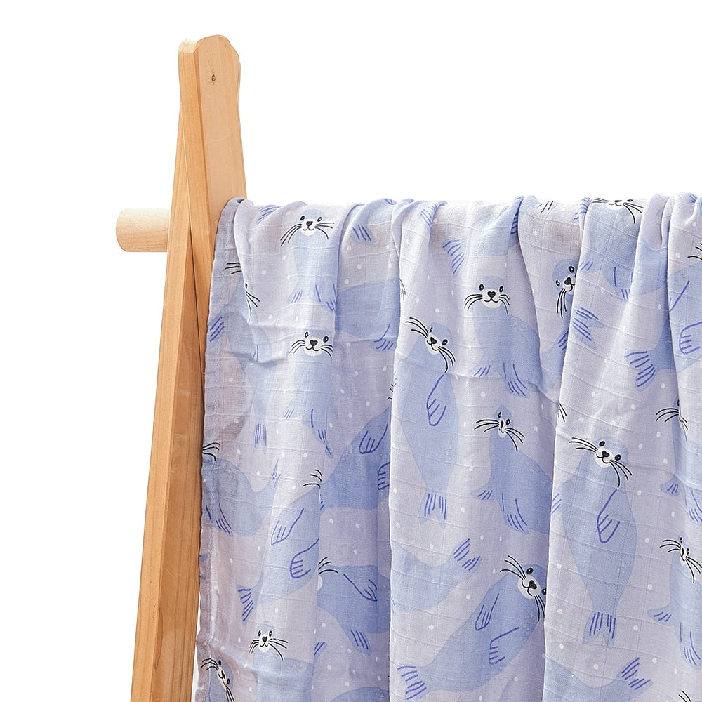 Bamboo Muslin Cotton Baby Swaddle/Wraps childrensterritory
