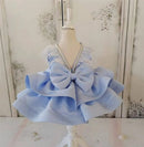 Little Girls Tutu Pageant Gown with Bow for Special Occasions childrensterritory