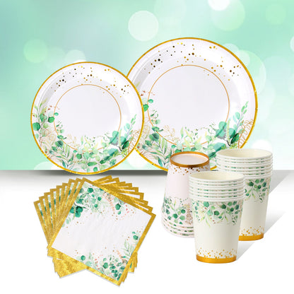 Forest Theme Disposable Tableware Sets | Party Supplies childrensterritory