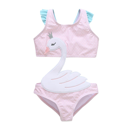 Belly Protection Whole Swimsuit for Baby/Kids Girls childrensterritory