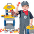 Kids Pretend Play Workbench Tool Box Set Toys childrensterritory