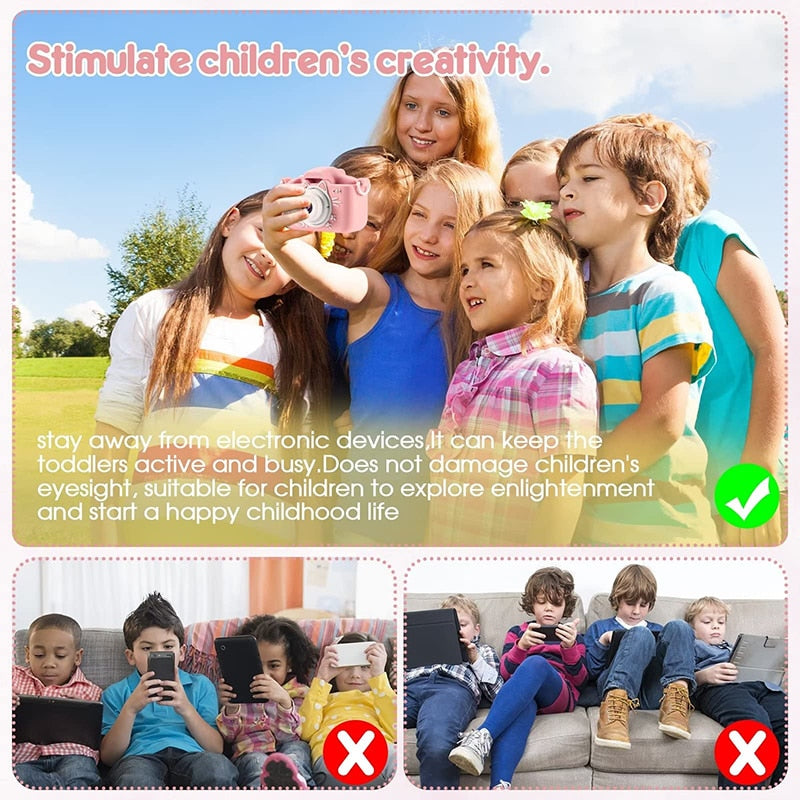 Kids Mini Digital SLR Camera Toy With 2 Inch Screen childrensterritory