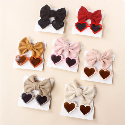 Infant Girls Summer Sunglasses with Headband Set childrensterritory