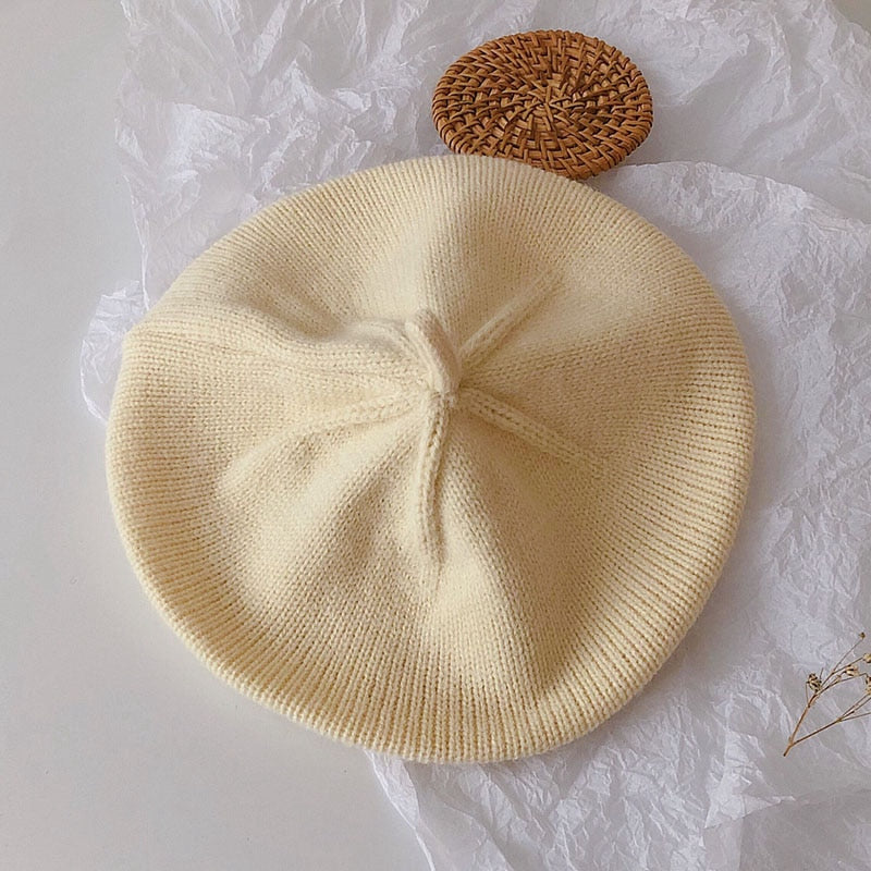 Baby/Kids Girls Warm Vintage Beret | Painter Cap childrensterritory