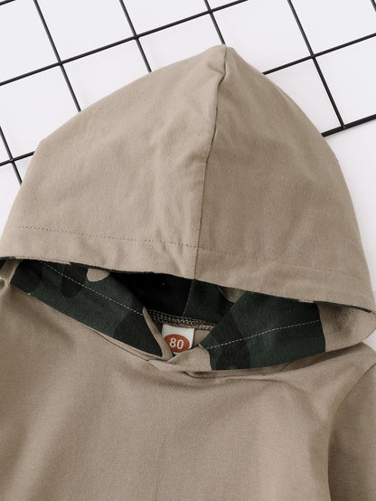Camouflage 2Piece Hooded Outfit Set for Baby Boy childrensterritory