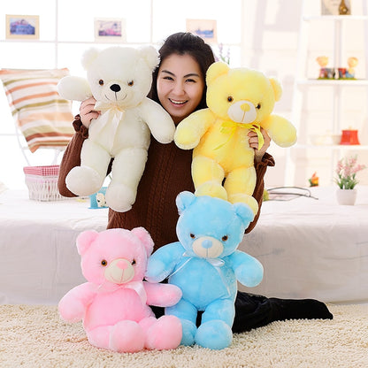 Colorful Glowing Teddy Bear Stuffed Toys for Kids childrensterritory