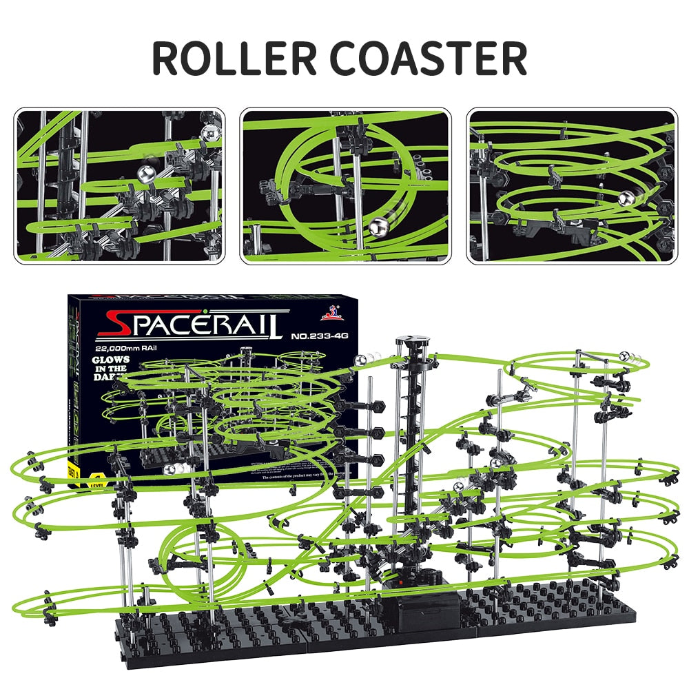Creative Roller Coaster Model Set for Adults 488pcs childrensterritory