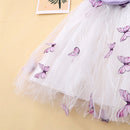 Tulle Butterfly Designed Kids Girls Birthday Dress childrensterritory